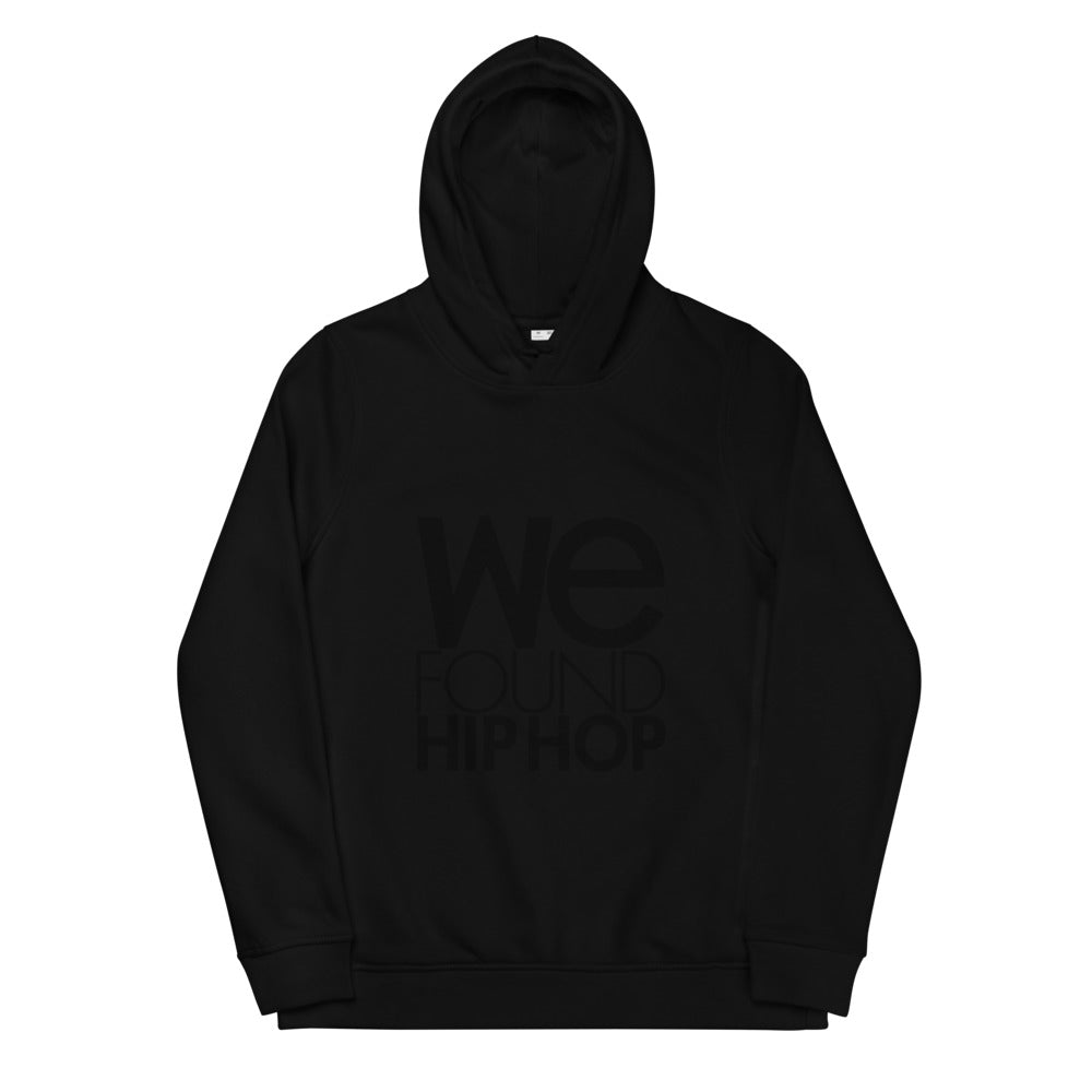 Eco fitted hoodie (Black Logo)
